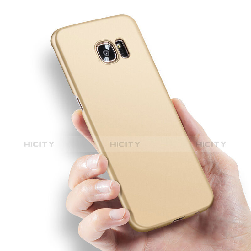 Cover Plastica Rigida Opaca per Samsung Galaxy S7 Edge G935F Oro
