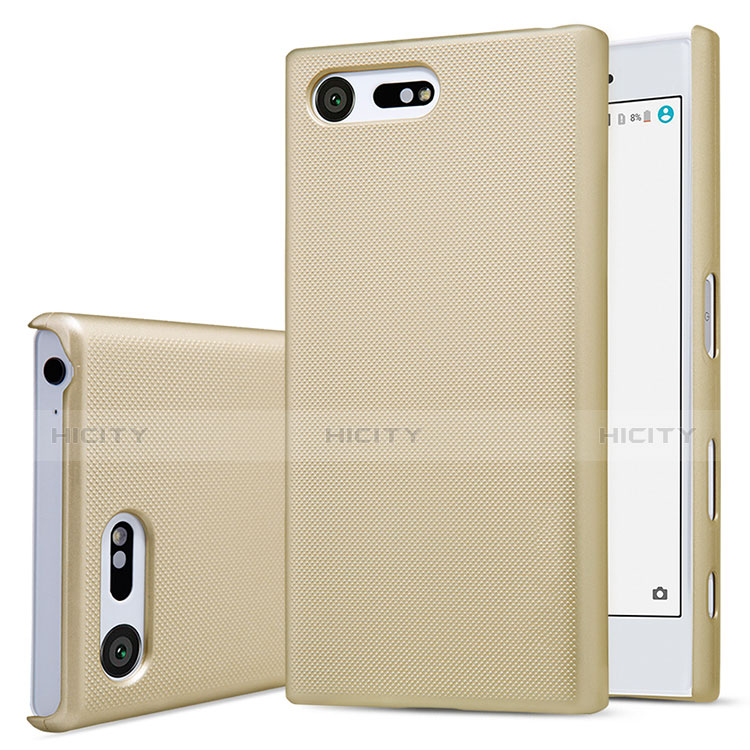 Cover Plastica Rigida Opaca per Sony Xperia X Compact Oro