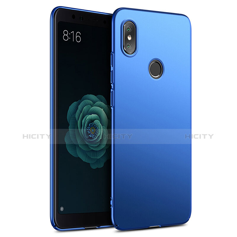 Cover Plastica Rigida Opaca per Xiaomi Mi A2 Blu