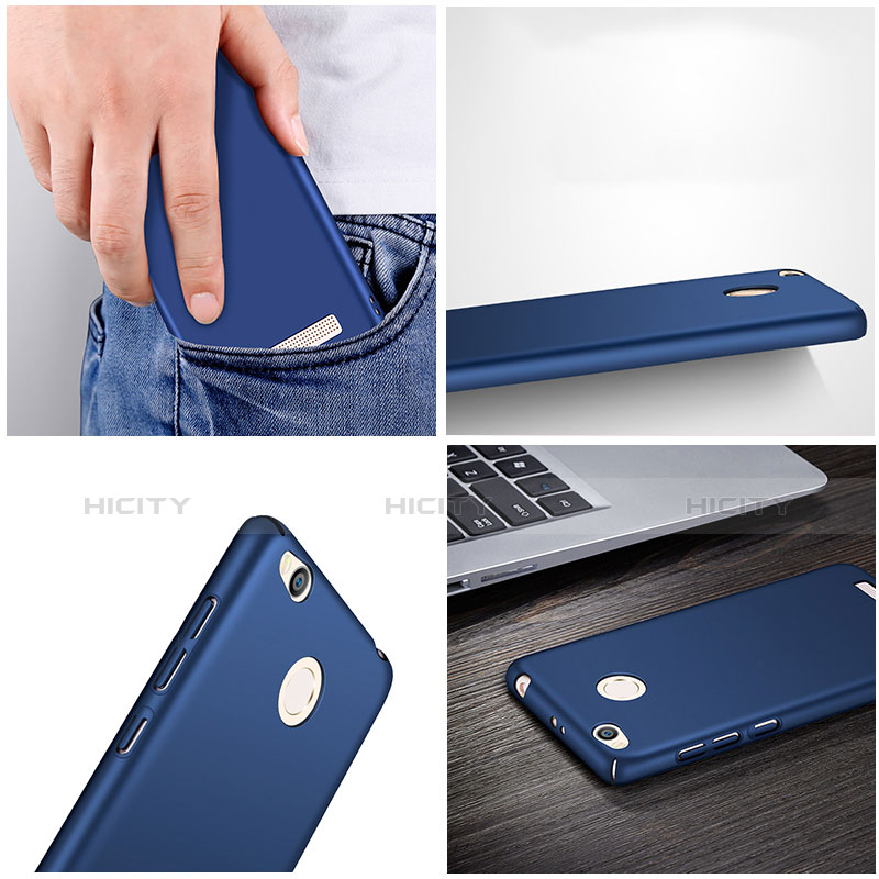 Cover Plastica Rigida Opaca per Xiaomi Redmi 3 Pro Blu