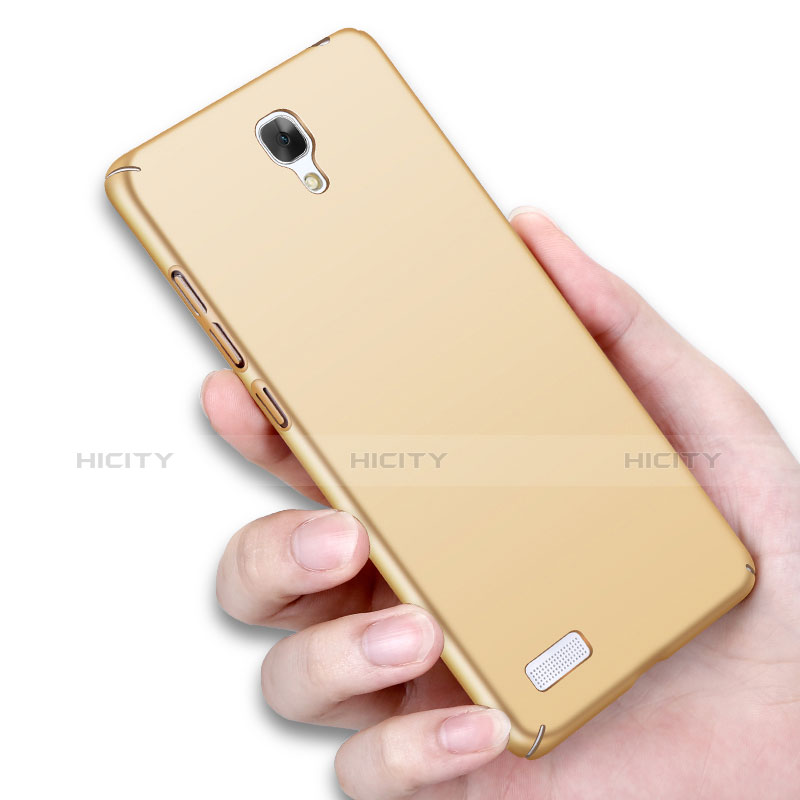 Cover Plastica Rigida Opaca per Xiaomi Redmi Note Prime Oro