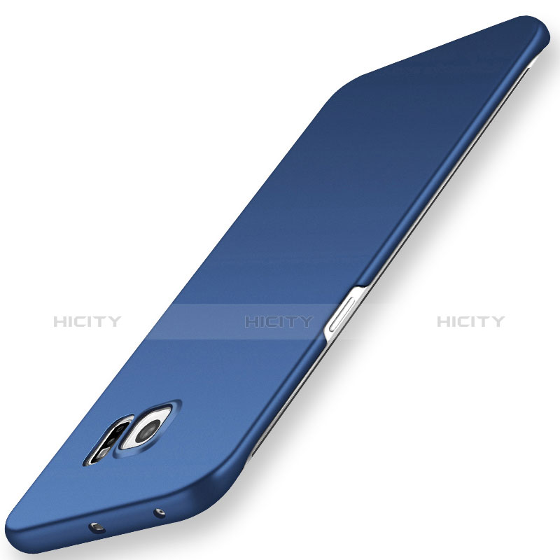 Cover Plastica Rigida Opaca Q02 per Samsung Galaxy S6 Edge+ Plus SM-G928F Blu