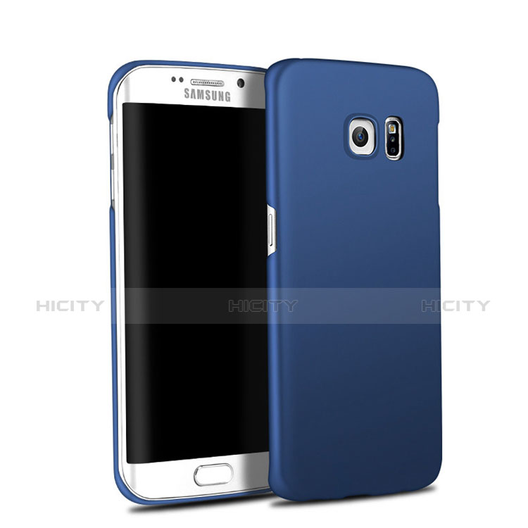 Cover Plastica Rigida Opaca Q02 per Samsung Galaxy S6 Edge+ Plus SM-G928F Blu