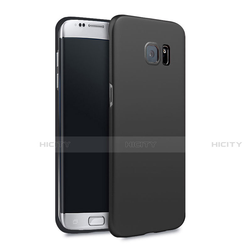 Cover Plastica Rigida Opaca Q02 per Samsung Galaxy S7 Edge G935F Nero