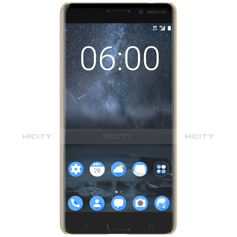 Cover Plastica Rigida Opaca R01 per Nokia 6 Oro