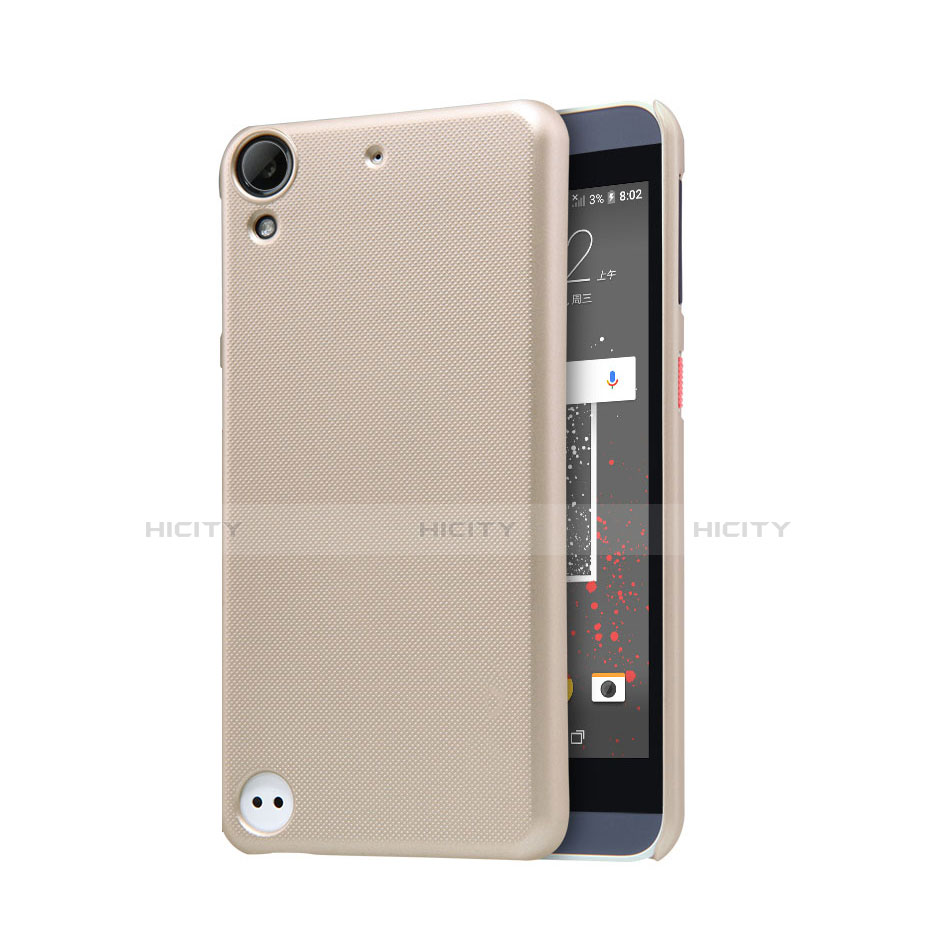 Cover Plastica Rigida Perforato per HTC Desire 530 Oro