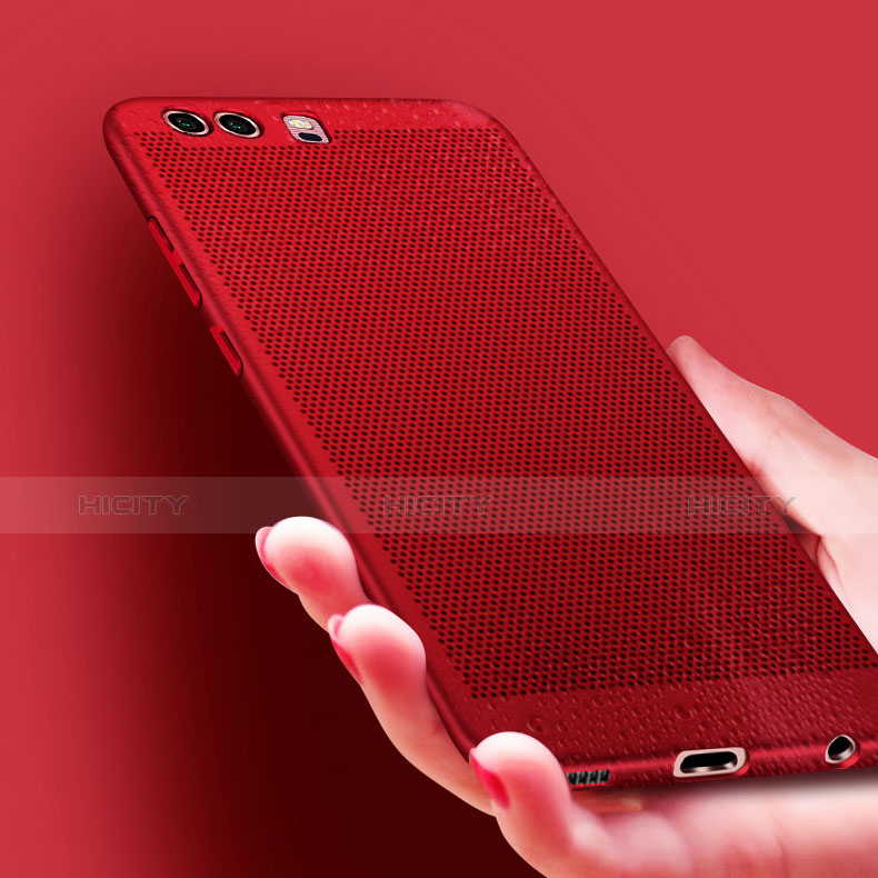Cover Plastica Rigida Perforato per Huawei Honor 9 Rosso