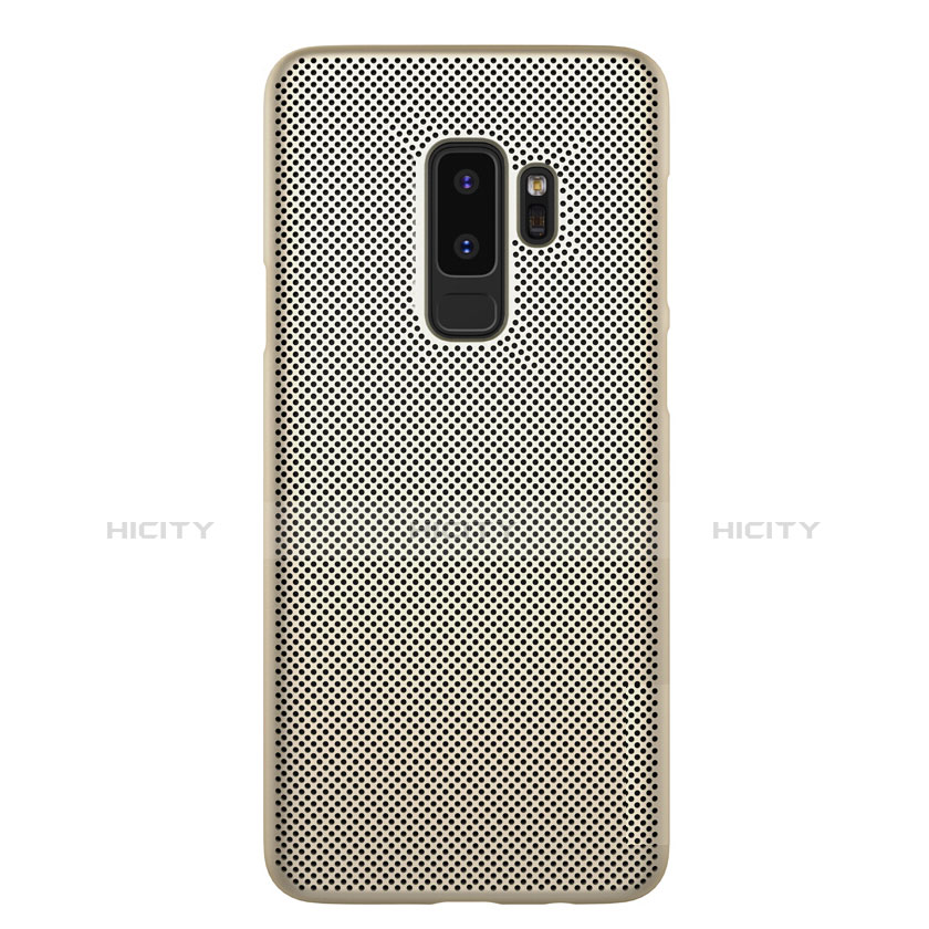 Cover Plastica Rigida Perforato per Samsung Galaxy S9 Plus Oro