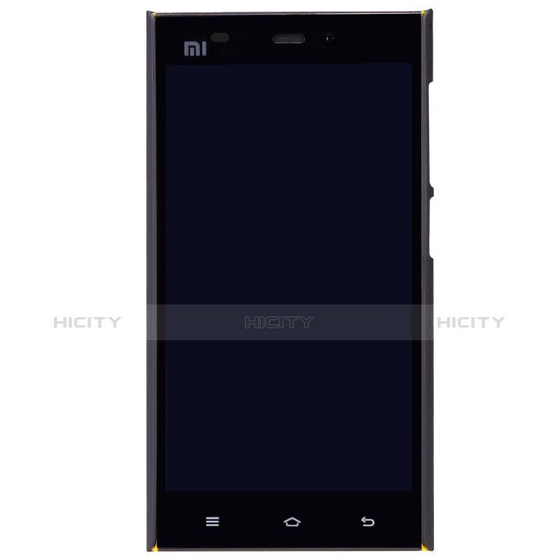 Cover Plastica Rigida Perforato per Xiaomi Mi 3 Nero