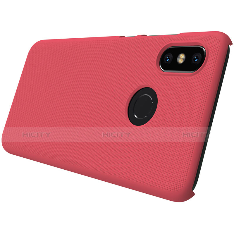 Cover Plastica Rigida Perforato per Xiaomi Mi 8 Rosso