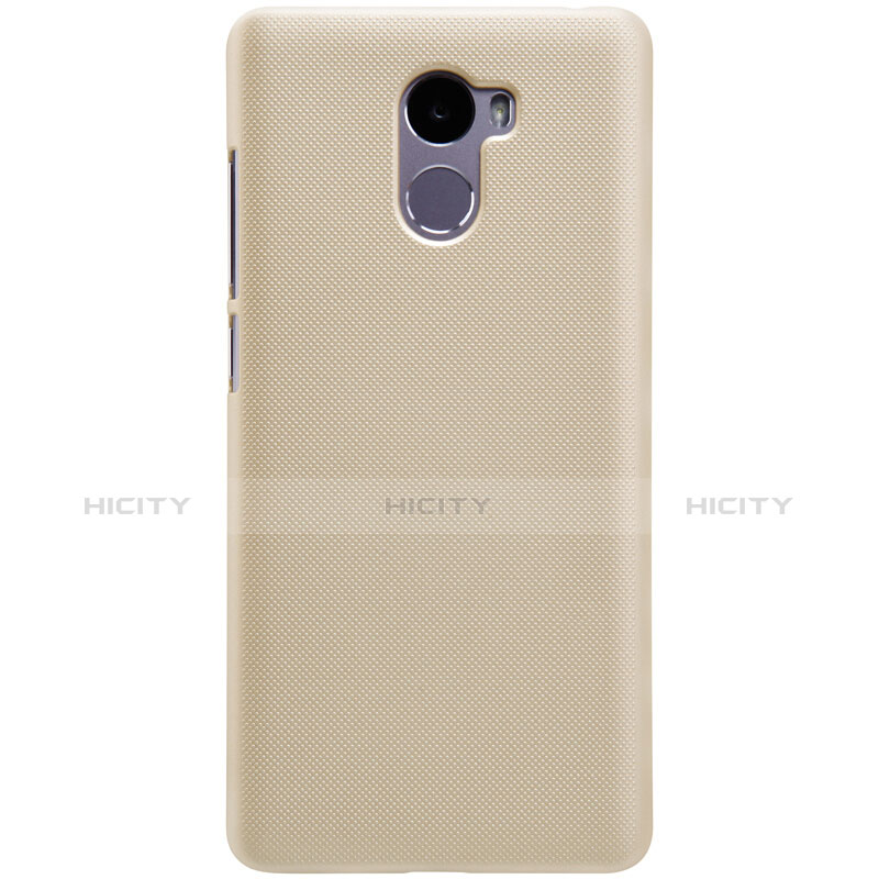 Cover Plastica Rigida Perforato per Xiaomi Redmi 4 Standard Edition Oro