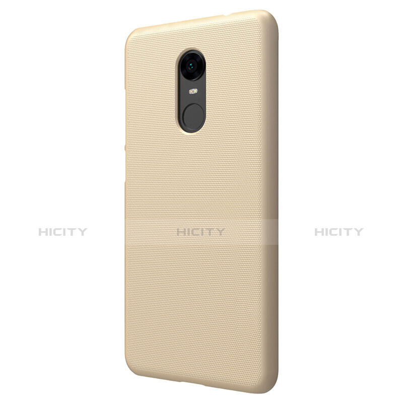 Cover Plastica Rigida Perforato per Xiaomi Redmi 5 Plus Oro