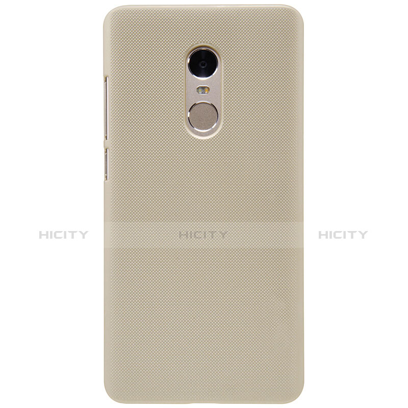 Cover Plastica Rigida Perforato per Xiaomi Redmi Note 4X High Edition Oro