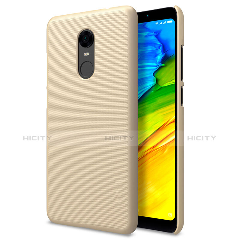 Cover Plastica Rigida Perforato per Xiaomi Redmi Note 5 Indian Version Oro