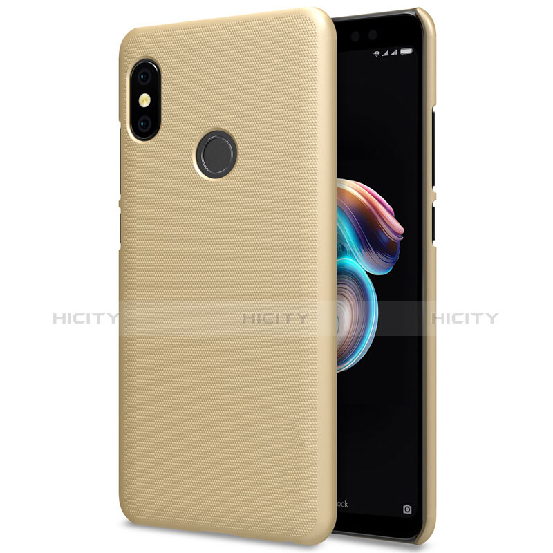 Cover Plastica Rigida Perforato per Xiaomi Redmi Note 5 Pro Oro