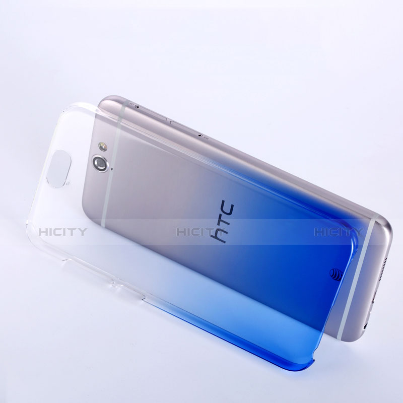 Cover Plastica Trasparente Rigida Sfumato per HTC One A9 Nero