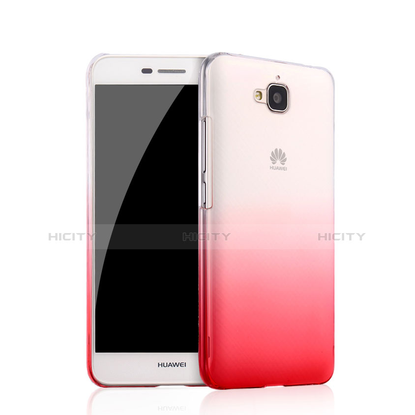 Cover Plastica Trasparente Rigida Sfumato per Huawei Enjoy 5 Rosa