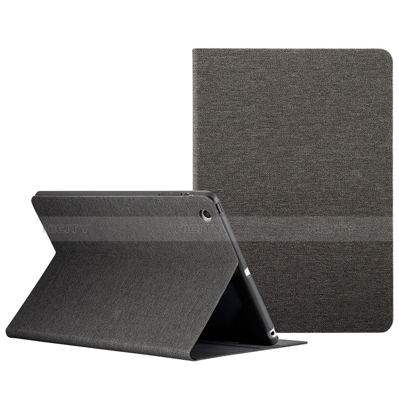 Cover Portafoglio In Pelle con Supporto L01 per Apple iPad Mini 2 Nero