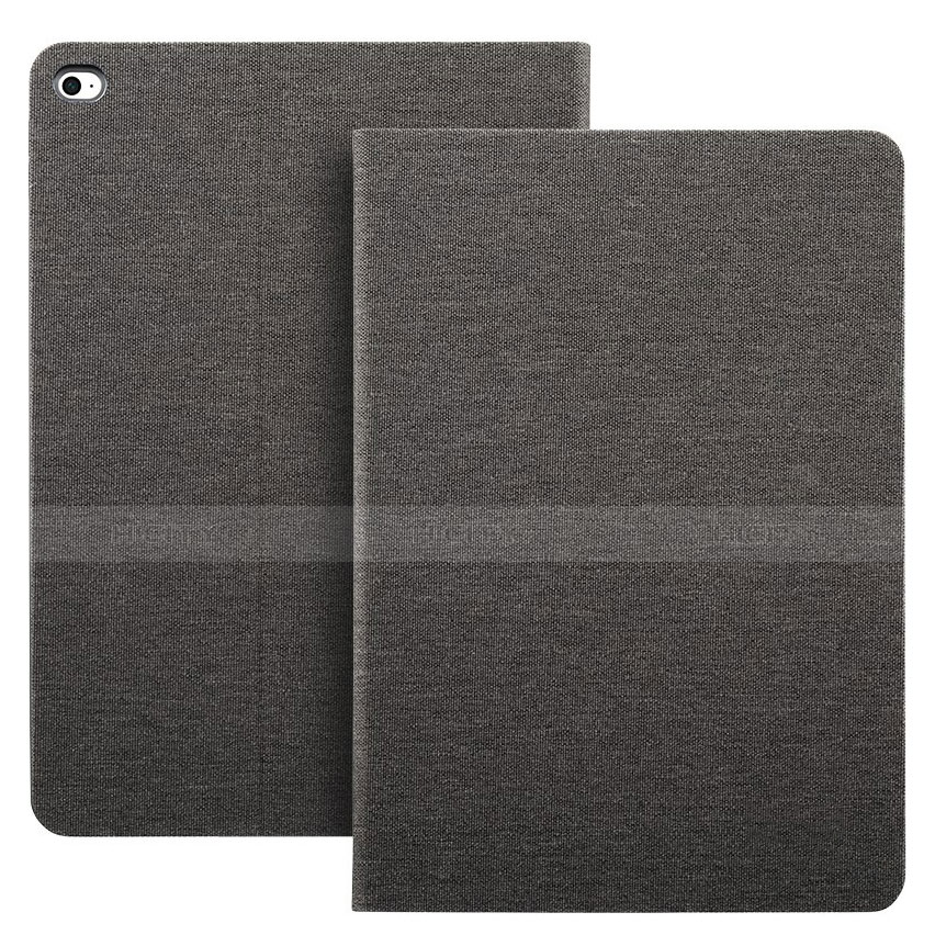 Cover Portafoglio In Pelle con Supporto L01 per Apple iPad Mini 4 Nero