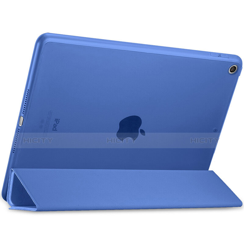 Cover Portafoglio In Pelle con Supporto L01 per Apple New iPad 9.7 (2017) Blu