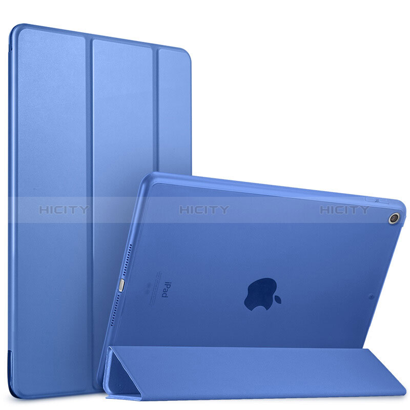 Cover Portafoglio In Pelle con Supporto L01 per Apple New iPad 9.7 (2018) Blu