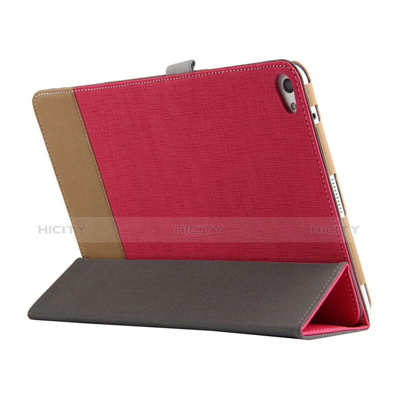 Cover Portafoglio In Pelle con Supporto L01 per Huawei MediaPad M2 10.1 FDR-A03L FDR-A01W Rosso