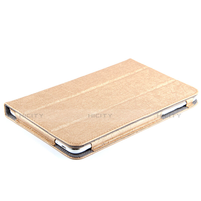 Cover Portafoglio In Pelle con Supporto L01 per Huawei Mediapad T2 7.0 BGO-DL09 BGO-L03 Oro