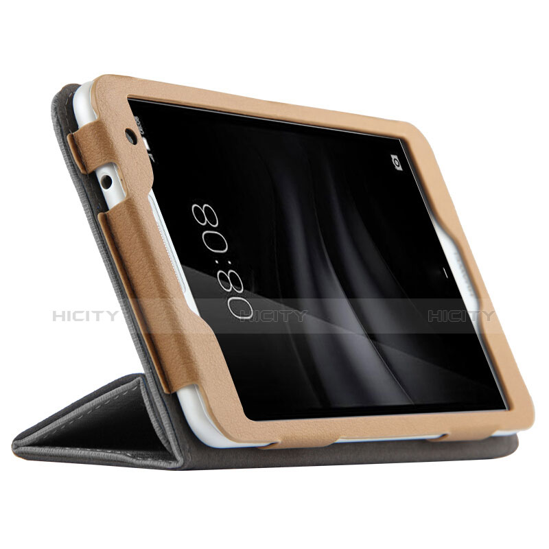 Cover Portafoglio In Pelle con Supporto L01 per Huawei MediaPad T2 Pro 7.0 PLE-703L Grigio