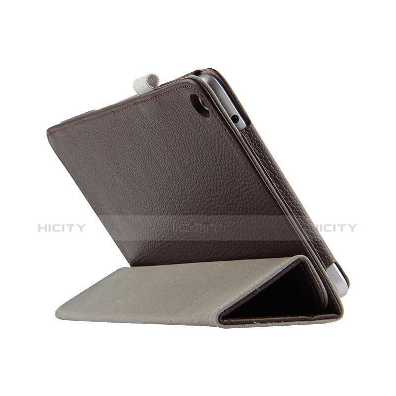 Cover Portafoglio In Pelle con Supporto L01 per Huawei MediaPad T3 8.0 KOB-W09 KOB-L09 Marrone