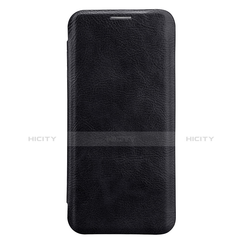 Cover Portafoglio In Pelle con Supporto L01 per Samsung Galaxy S9 Plus Nero