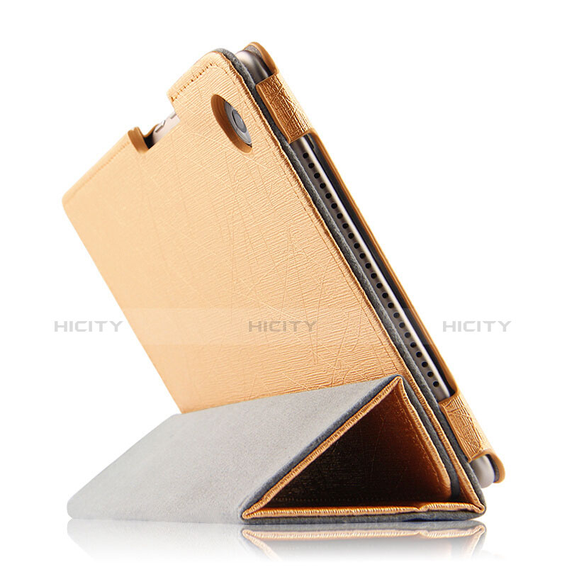 Cover Portafoglio In Pelle con Supporto L02 per Huawei MediaPad M5 8.4 SHT-AL09 SHT-W09 Oro