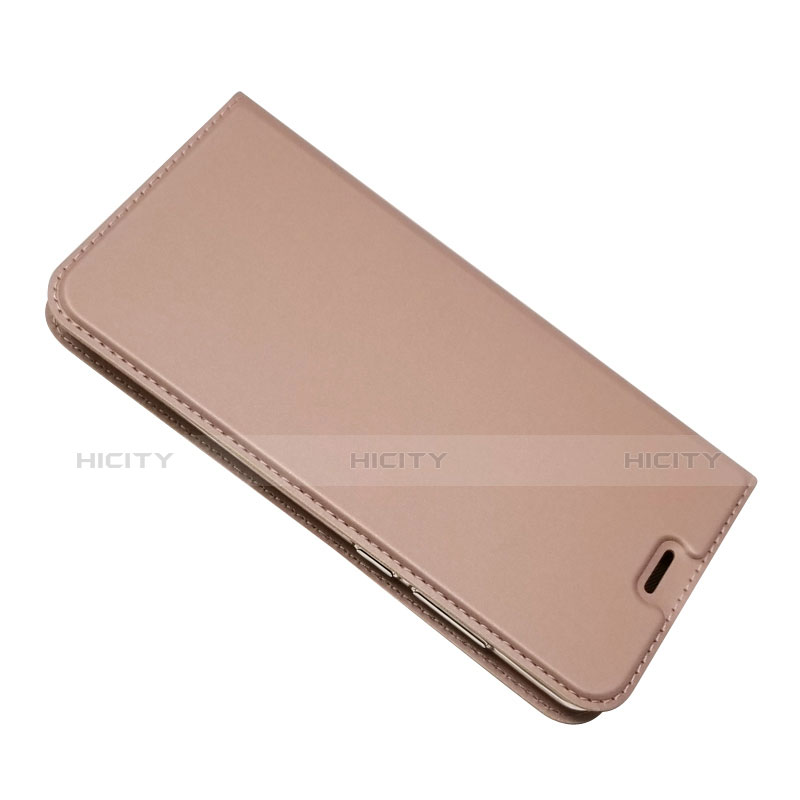 Cover Portafoglio In Pelle con Supporto L02 per Huawei P30 Oro Rosa