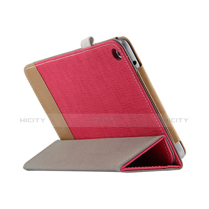 Cover Portafoglio In Pelle con Supporto L03 per Huawei MediaPad T3 8.0 KOB-W09 KOB-L09 Rosso