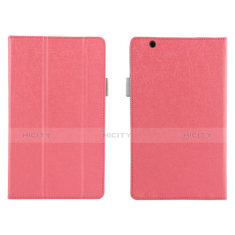 Cover Portafoglio In Pelle con Supporto L04 per Huawei Mediapad M3 8.4 BTV-DL09 BTV-W09 Rosa