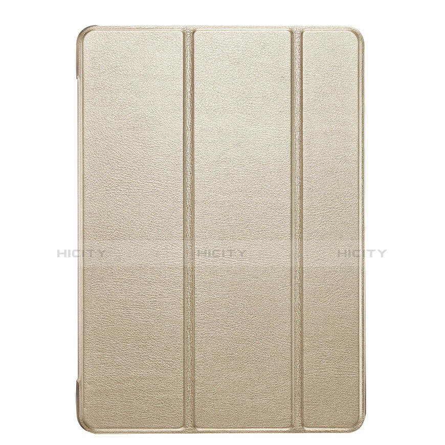 Cover Portafoglio In Pelle con Supporto L05 per Apple iPad Mini Oro