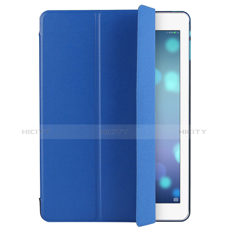 Cover Portafoglio In Pelle con Supporto L06 per Apple iPad Mini 3 Blu