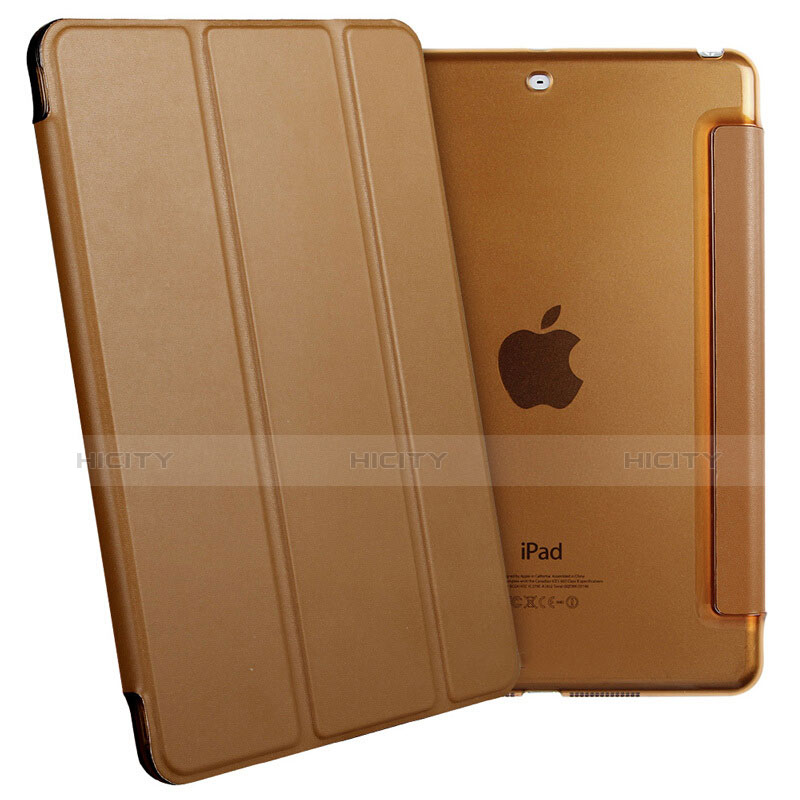 Cover Portafoglio In Pelle con Supporto L06 per Apple iPad Mini 3 Marrone