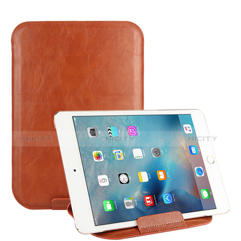 Cover Portafoglio In Pelle con Supporto L08 per Huawei MediaPad M5 8.4 SHT-AL09 SHT-W09 Marrone