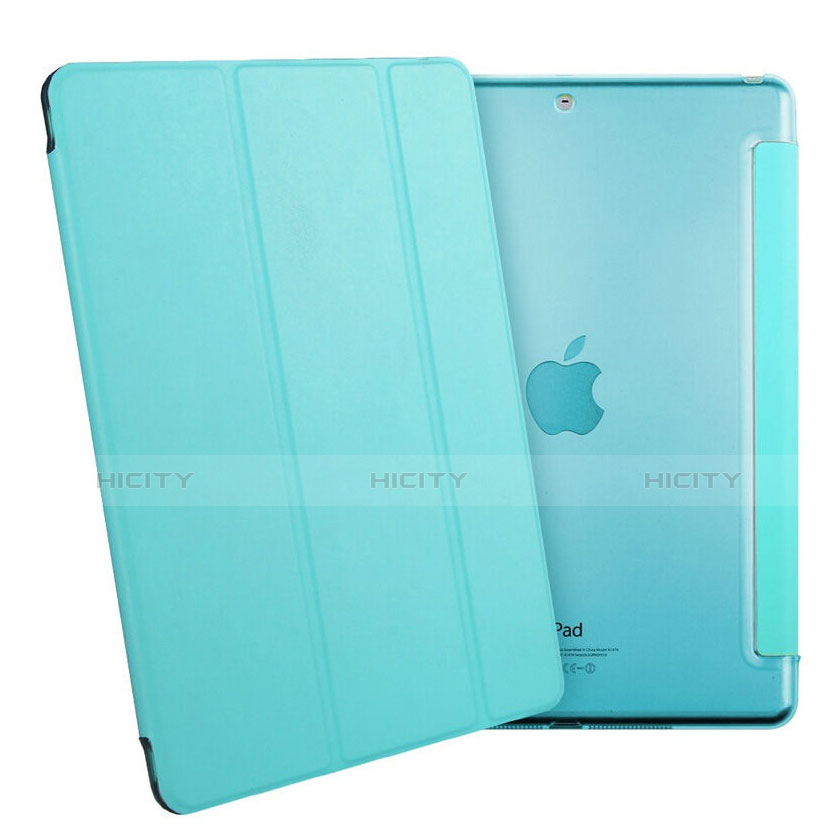 Cover Portafoglio In Pelle con Supporto per Apple iPad Air Cielo Blu