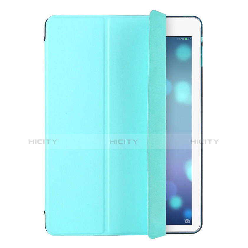Cover Portafoglio In Pelle con Supporto per Apple iPad Air Cielo Blu