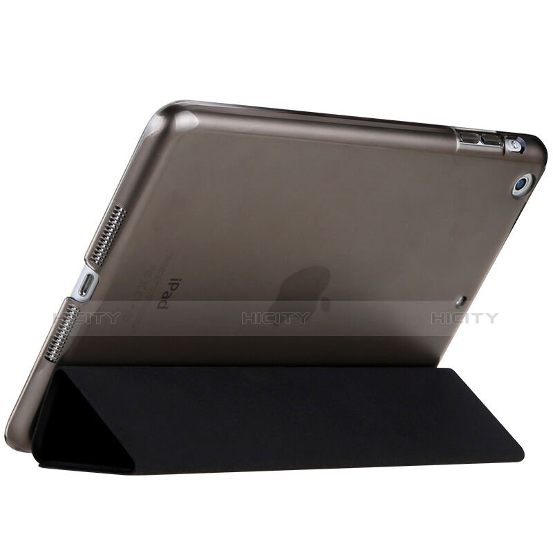 Cover Portafoglio In Pelle con Supporto per Apple iPad Mini 2 Nero