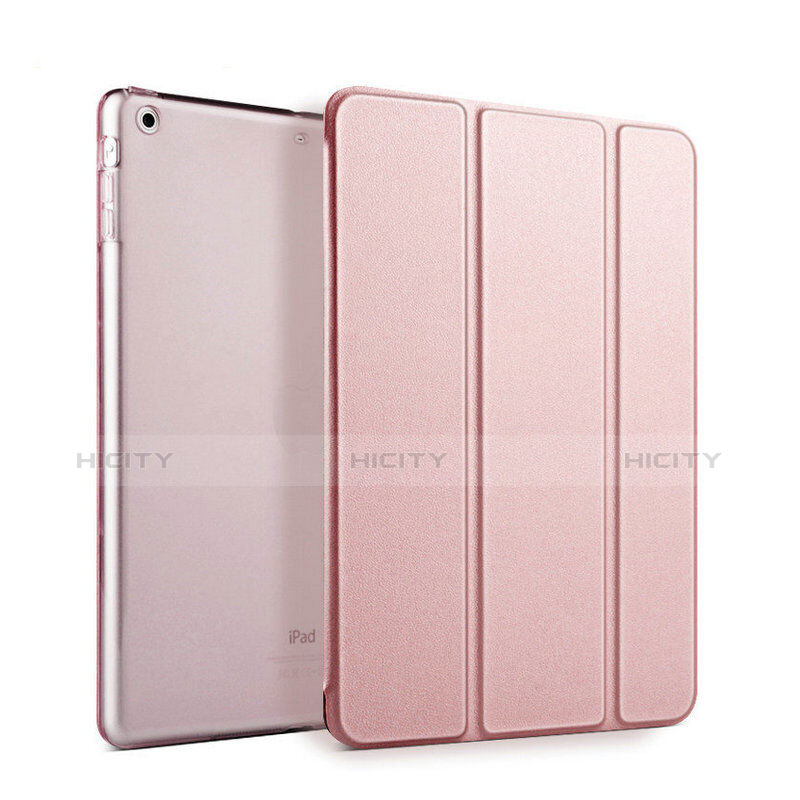 Cover Portafoglio In Pelle con Supporto per Apple iPad Mini 3 Oro Rosa