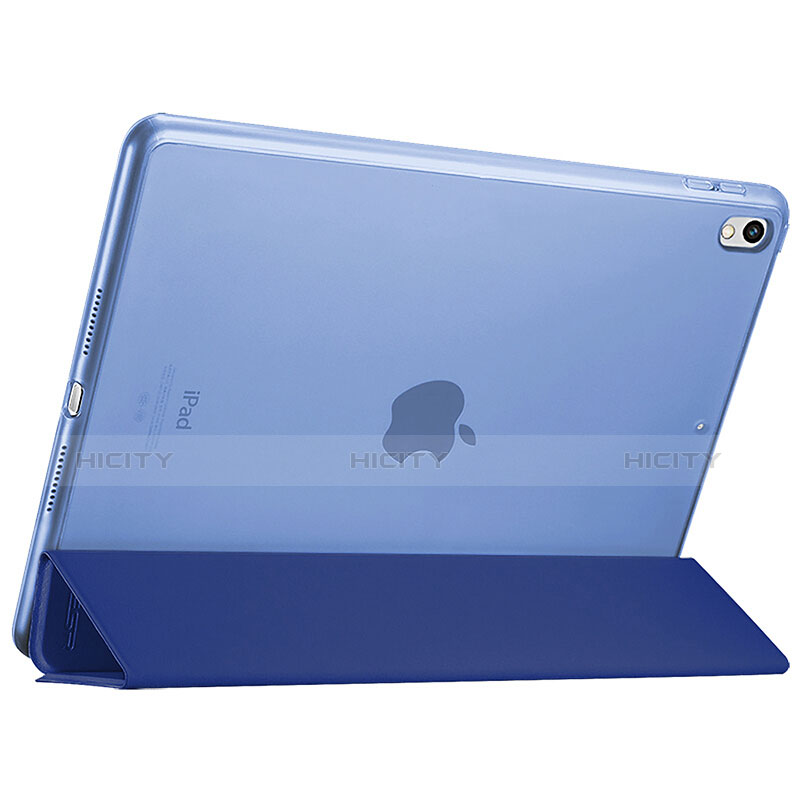 Cover Portafoglio In Pelle con Supporto per Apple iPad Pro 10.5 Blu