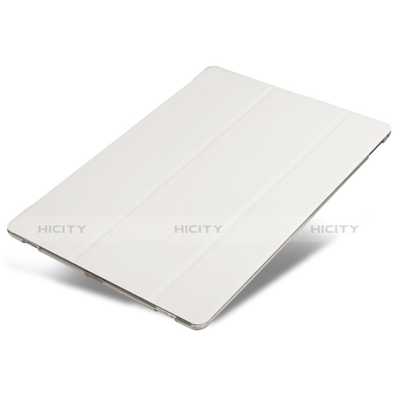 Cover Portafoglio In Pelle con Supporto per Apple iPad Pro 12.9 Bianco