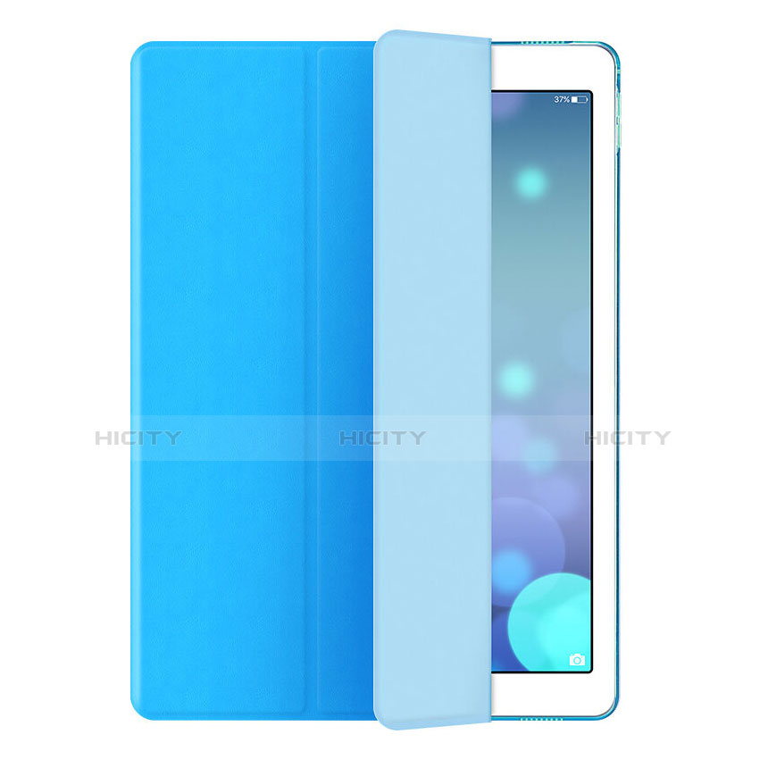 Cover Portafoglio In Pelle con Supporto per Apple iPad Pro 12.9 Cielo Blu
