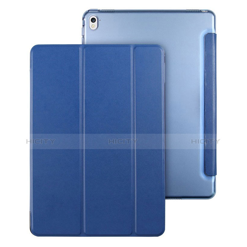 Cover Portafoglio In Pelle con Supporto per Apple iPad Pro 9.7 Blu