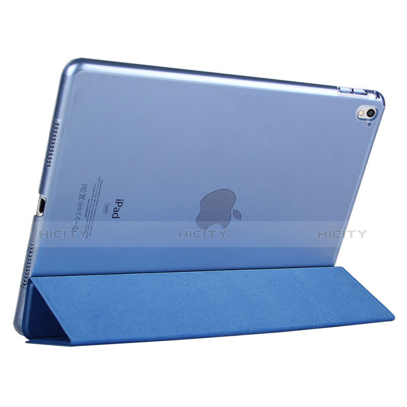 Cover Portafoglio In Pelle con Supporto per Apple iPad Pro 9.7 Blu