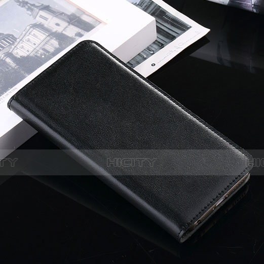 Cover Portafoglio In Pelle con Supporto per Apple iPhone 6 Plus Nero