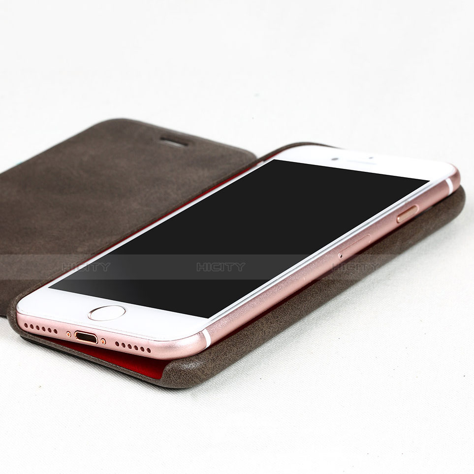 Cover Portafoglio In Pelle con Supporto per Apple iPhone SE (2020) Marrone