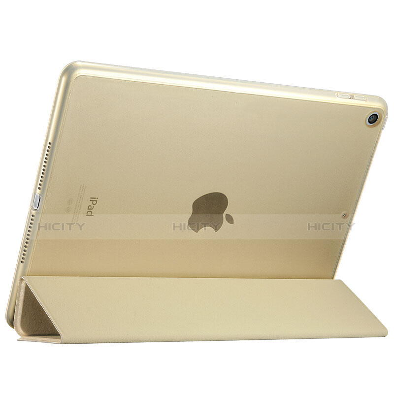 Cover Portafoglio In Pelle con Supporto per Apple New iPad 9.7 (2017) Oro